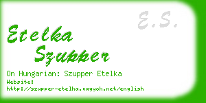 etelka szupper business card